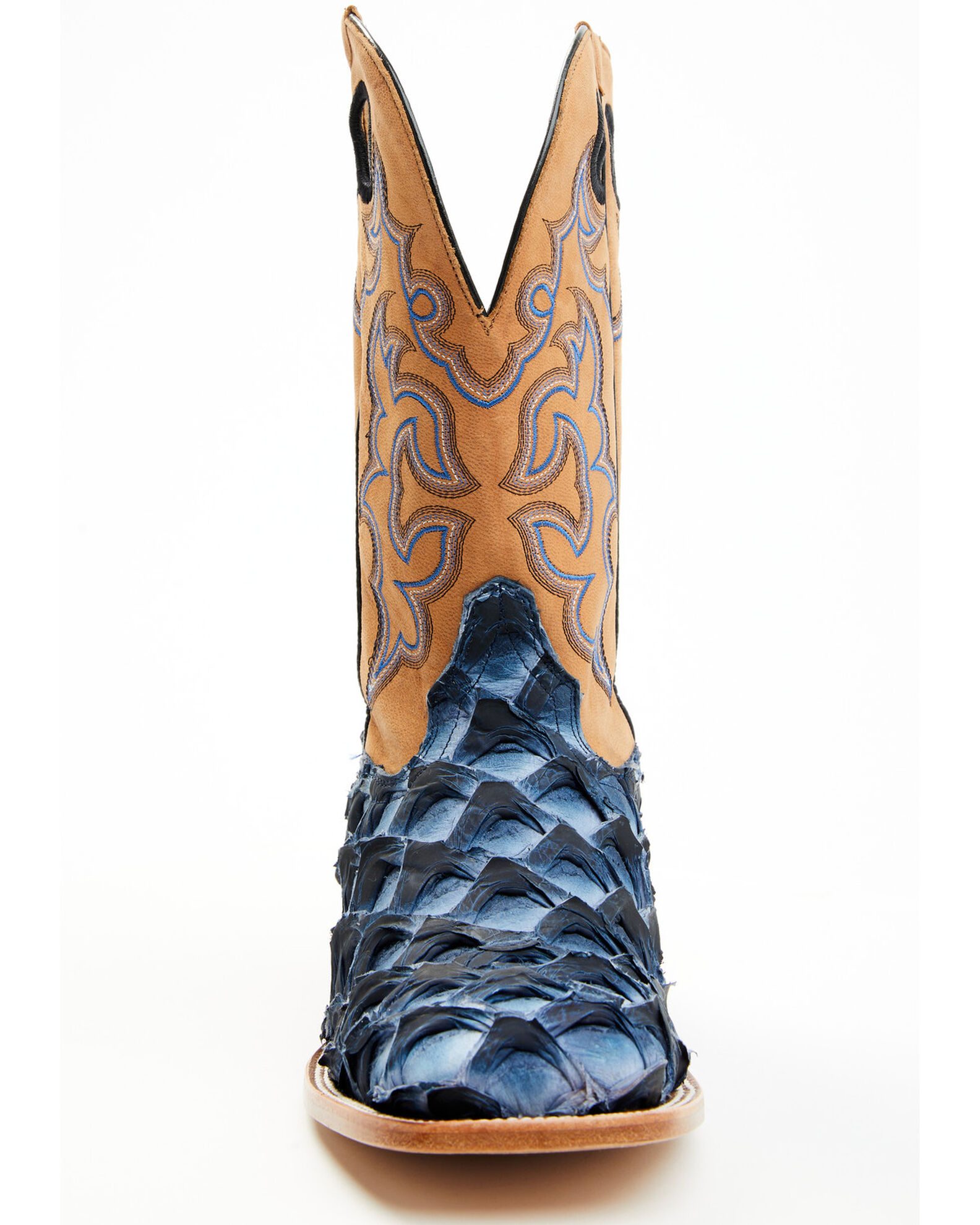 Cody James Men s Exotic Pirarucu Western Boots Broad Square Toe Country Outfitter