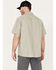Image #5 - Hawx Men's Oxford Short Sleeve Button-Down Work Shirt, Olive, hi-res