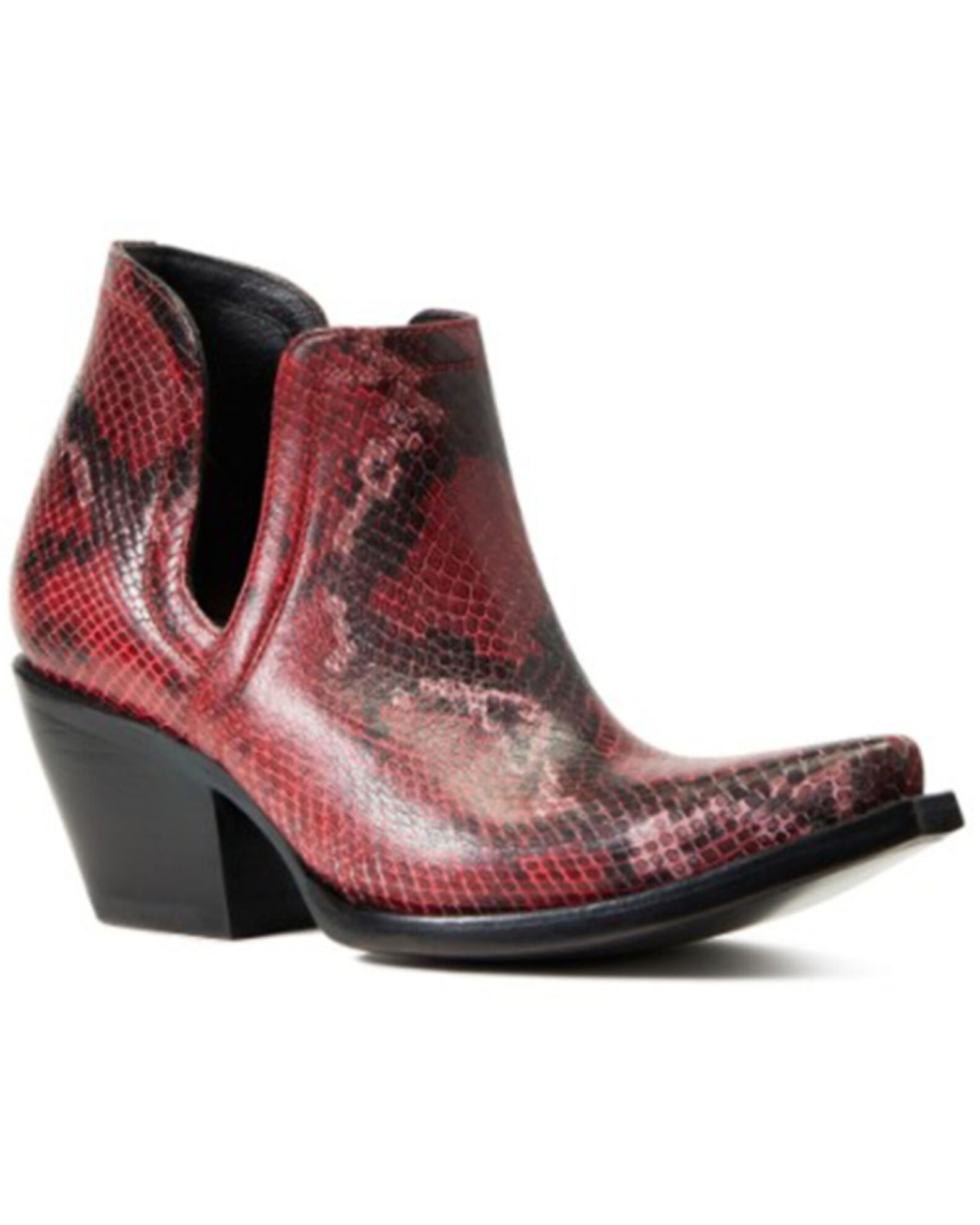 Ariat Women s Dixon Snake Print Western Booties Snip Toe
