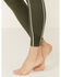 Image #5 - Free People Women's You're A Peach Leggings, Hunter Green, hi-res