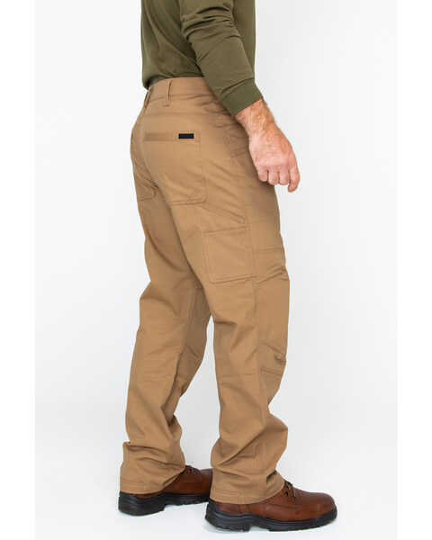 Image #4 - Hawx Men's Stretch Ripstop Utility Work Pants , Brown, hi-res