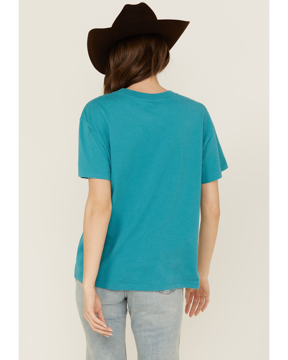 Image #4 - Shyanne Women's Horse Short Sleeve Graphic Tee, Medium Blue, hi-res