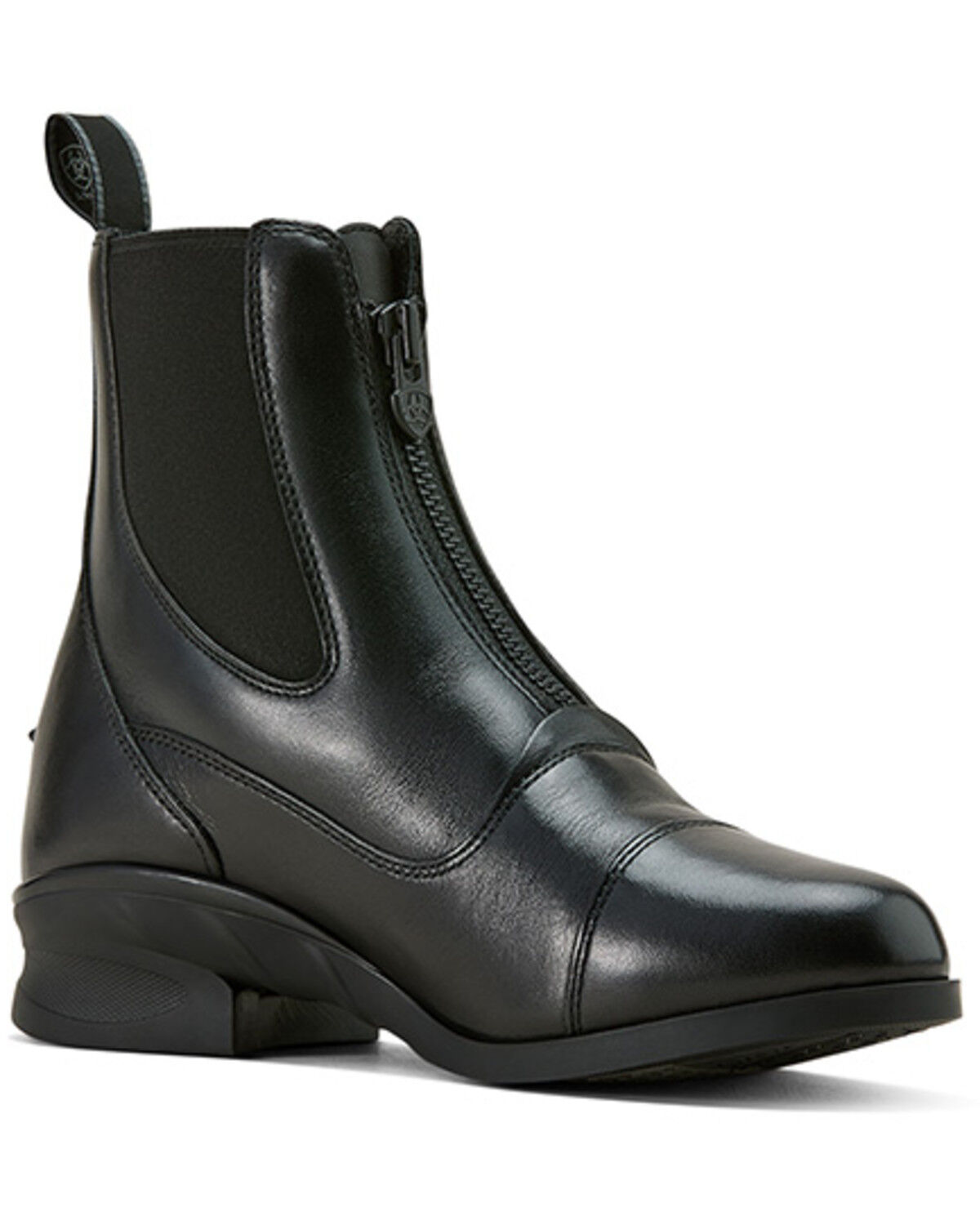 Image #1 - Ariat Women's Heritage Zip Paddock Boot - Round Toe, Black, hi-res