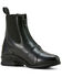 Image #1 - Ariat Women's Heritage Zip Paddock Boot - Round Toe, Black, hi-res