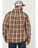 Image #4 - Brothers and Sons Men's Plaid Long Sleeve Button-Down Western Shirt, Brown, hi-res