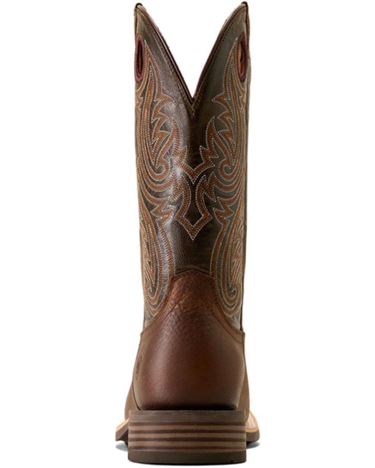 Image #3 - Ariat Men's HIghland Toughstock Performance Western Boots - Broad Square Toe, Brown, hi-res