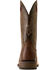 Image #3 - Ariat Men's HIghland Toughstock Performance Western Boots - Broad Square Toe, Brown, hi-res