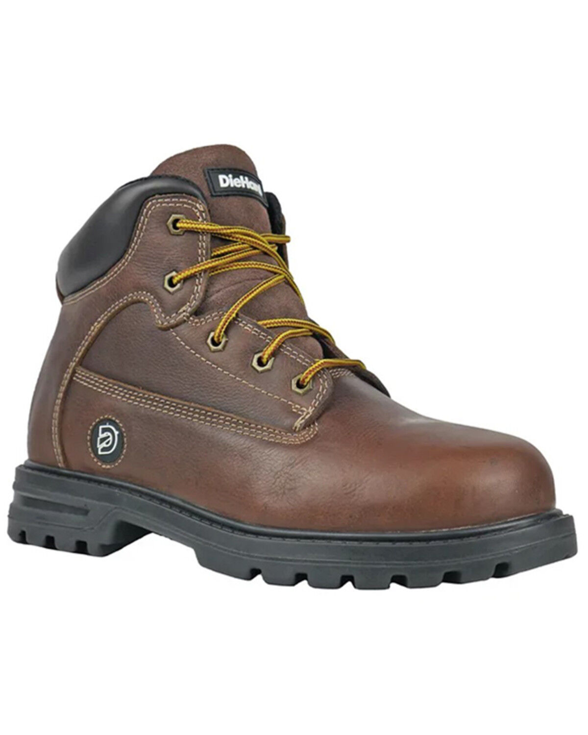 Image #1 - Die Hard Men's Charger V2 Waterproof Slip Resistant Work Boots - Composite Toe, Brown, hi-res