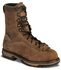 Image #1 - Rocky Men's 9" IronClad Waterproof Work Boots - Steel Toe, Copper, hi-res