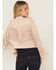 Image #4 - Idyllwind Women's Odessa Faux Suede Fringe Moto Jacket, Pink, hi-res