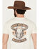 Image #4 - Rock & Roll Denim Men's Longhorn Skull Short Sleeve Graphic T-Shirt, Natural, hi-res