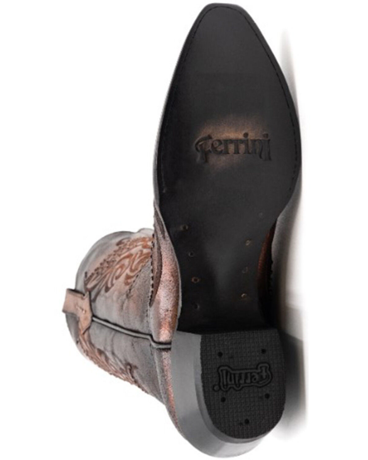Image #7 - Ferrini Women's Masquerade Western Boots - Snip Toe, Copper, hi-res