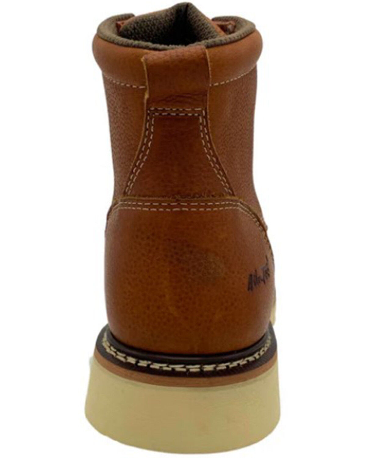 Image #5 - AdTec Men's 6" Apex Moc Work Boots - Composite Toe, Brown, hi-res