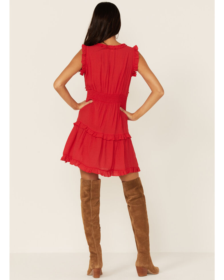 Pinch Women S Ruffle Trim Mini Dress Country Outfitter