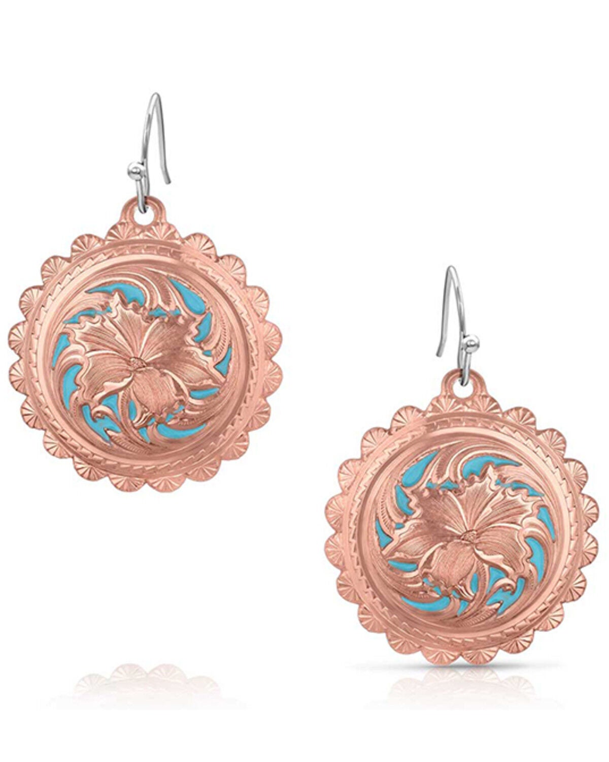 Image #1 - Montana Silversmiths Women's Emma's Sunlight Earrings, Silver, hi-res
