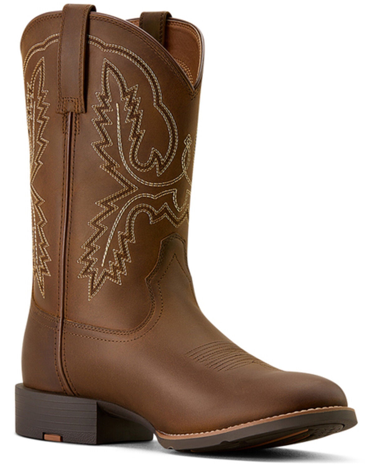 Ariat Men's Stratten Sport Performance Western Boots - Round Toe, Brown, hi-res