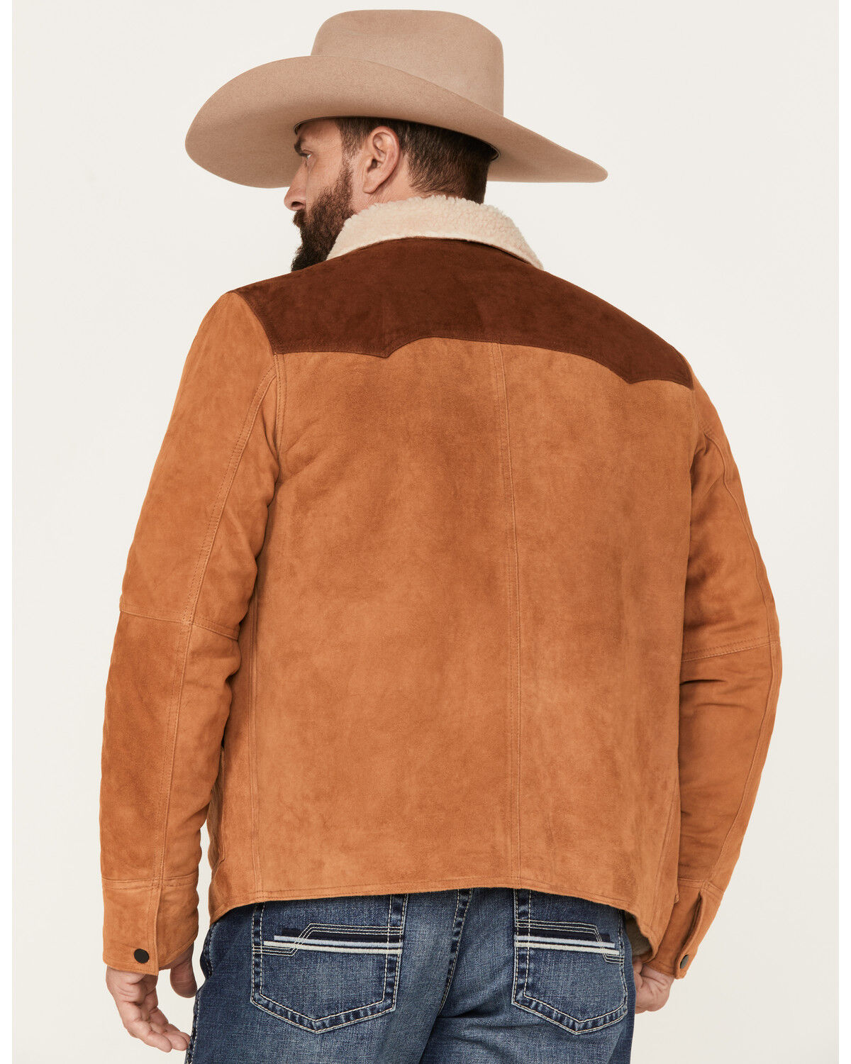 Image #4 - Scully Men's Suede Color Block Jacket, , hi-res