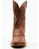 Image #8 - Dan Post Men's Embroidered Western Performance Boots - Broad Square Toe , Medium Brown, hi-res