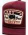 Image #2 - Lazy J Ranch Wear Men's Pure Bred Ball Cap, Maroon, hi-res