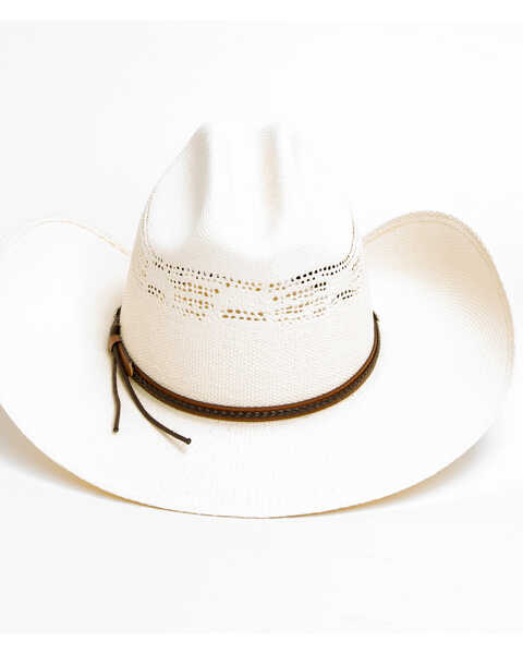 Cody James Men's 20X C51 Low Cattleman Pro Rodeo Bangora Straw Hat, Natural, hi-res