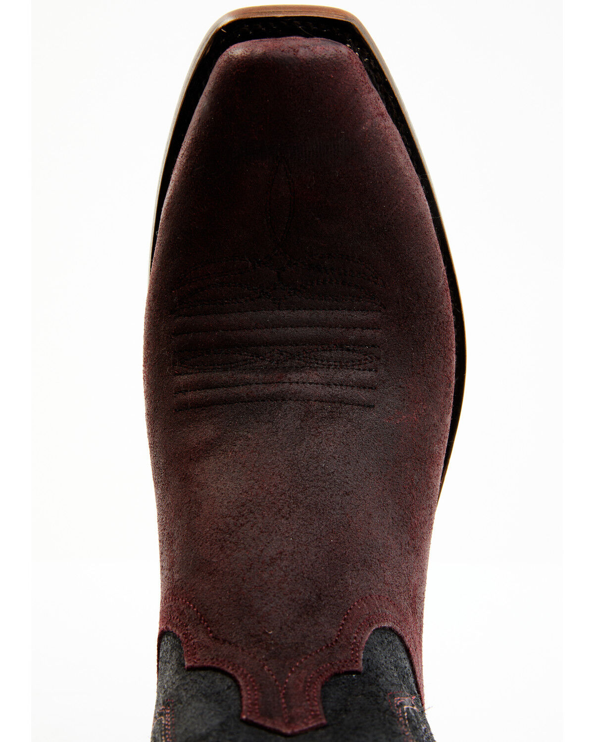 Image #6 - Lucchese Men's Brazos Western Boot, Wine, hi-res