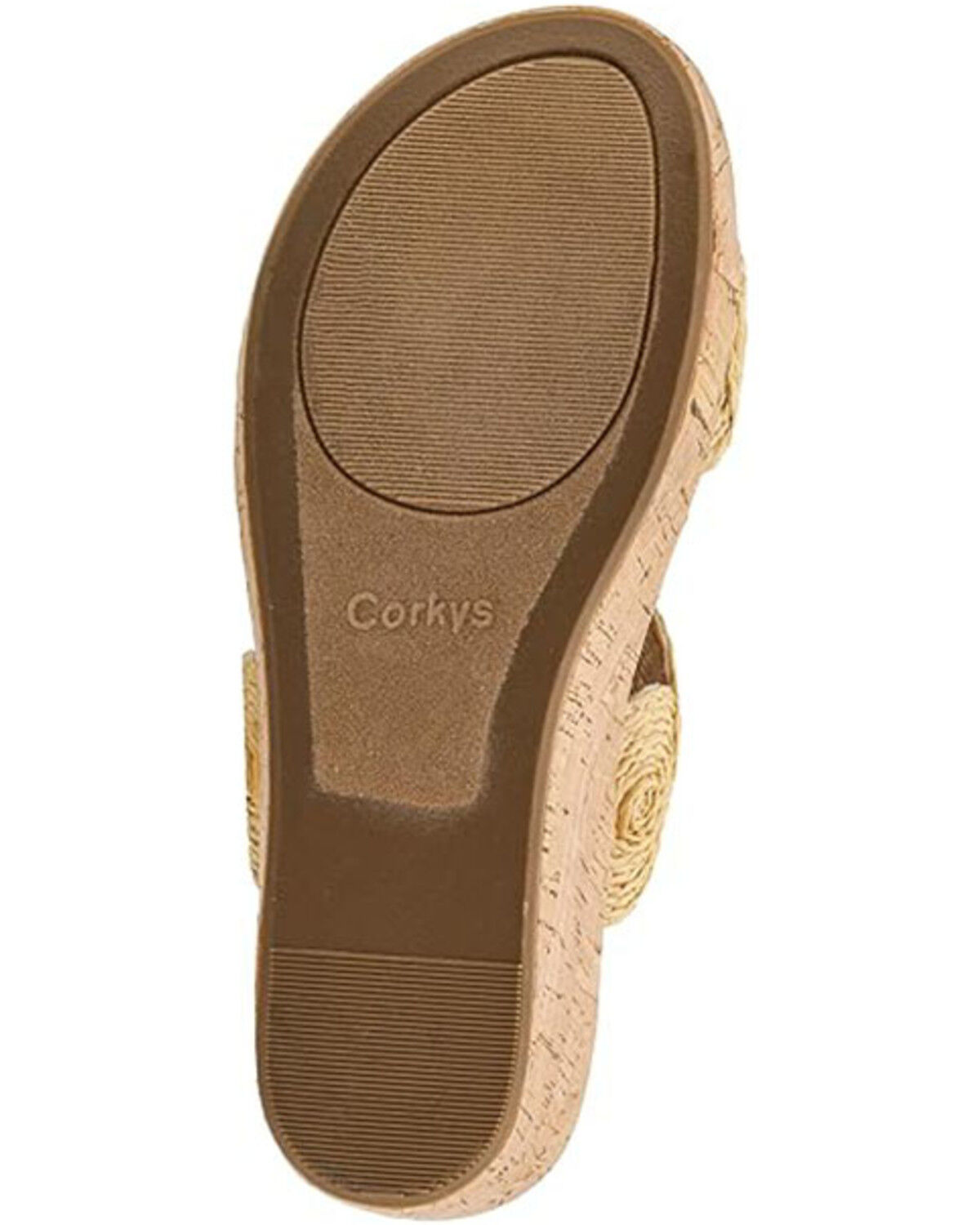 Image #5 - Corkys Women's Make A Toast Wedge Sandals, Natural, hi-res