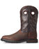 Ariat Men's Groundwork Western Work Boots - Steel Toe, Brown, hi-res