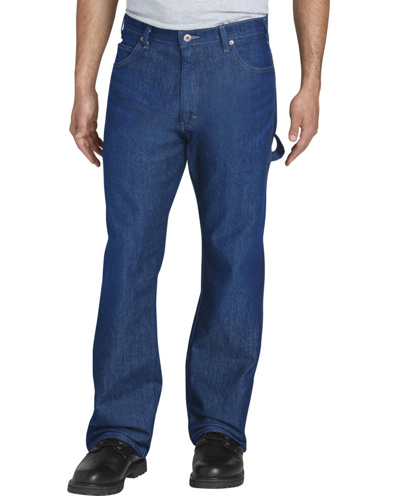 Dickies Men's Flex Relaxed Fit Carpenter Tough Max Jeans - Straight Leg, Indigo, hi-res