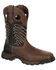 Durango Men's Maverick Waterproof Western Work Boots - Steel Toe, Brown, hi-res