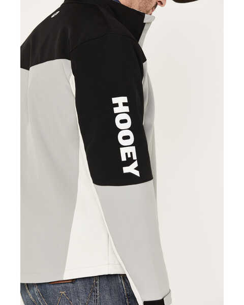 Image #3 - Hooey Men's Color Block Southwestern Print Softshell Jacket, Charcoal, hi-res
