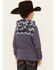 Image #4 - Rock & Roll Denim Boys' Southwestern Print Long Sleeve Hooded Pullover, Steel Blue, hi-res