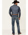Cody James Men's Hide Out Med Stretch Stackable Straight Jeans , Blue, hi-res