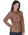 Scully Women's Belted Lamb Leather Jacket, Cognac, hi-res