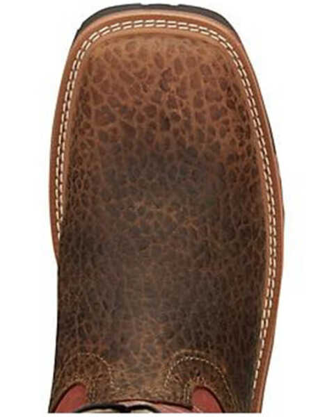 Image #6 - Justin Men's Dalhart Waterproof Western Work Boots - Nano Composite Toe, Brown, hi-res