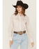 Image #1 - Cowboygirl by Jenna Paulette Women's Wallpaper Print Long Sleeve Pearl Snap Western Shirt, Lavender, hi-res
