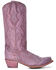 Image #2 - Corral Women's Embroidered Western Boots - Snip Toe, Pink, hi-res