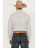 Image #4 - Cinch Men's Striped Print Tencel Long Sleeve Button-Down Western Shirt, Cream, hi-res