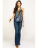 Image #6 - Free People Women's Dark Wash Flare Penny Pull On Jeans, , hi-res