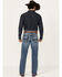 Image #3 - Ariat Men's Boot Barn Exclusive M5 Hanwell Pollock Medium Wash Straight Stretch Denim Jeans, Medium Wash, hi-res