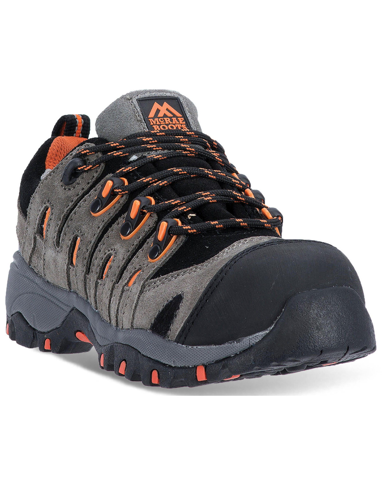Image #1 - McRae Women's Industrial Hiker Shoes - Composite Toe, Grey, hi-res
