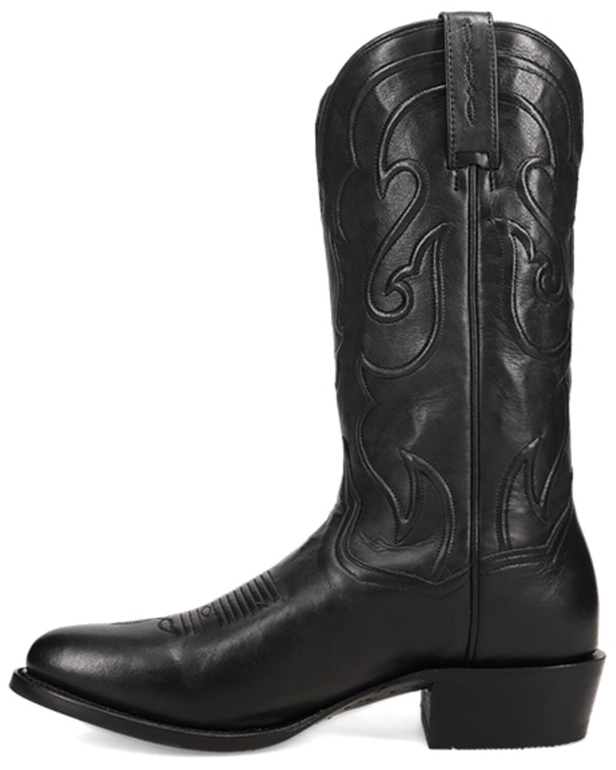 Image #3 - Dan Post Men's Rio Grande Tall Western Boots - Round Toe, Black, hi-res