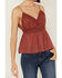 Image #3 - Shyanne Women's Lace Bustier Tank, Rust Copper, hi-res