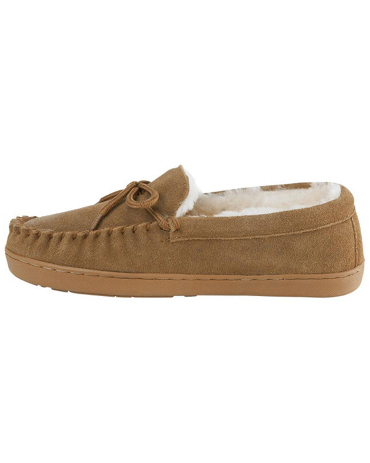 Image #3 - Bearpaw Men's Moc II Slip-On Moccasins, Brown, hi-res