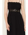 Image #3 - Sadie & Sage Women's Pintuck Lace Sleeveless Midi Dress, Black, hi-res