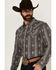 Image #2 - Cody James Men's Voyager Southwestern Striped Long Sleeve Snap Western Shirt, Cream, hi-res