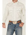 Image #4 - Cody James Men's Crackle Southwestern Geo Print Long Sleeve Snap Western Shirt, White, hi-res