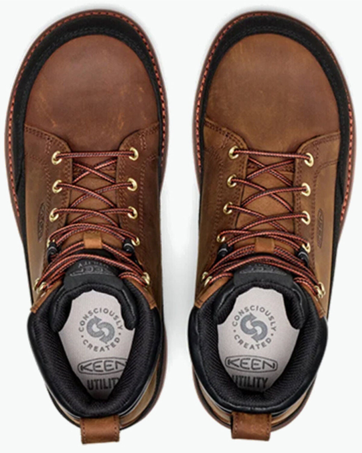 Image #3 - Keen Men's 6" Liberty Racer Waterproof Work Boots - Carbon Toe, Brown, hi-res