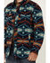 Image #3 - Powder River Outfitters Men's Southwestern Print Shacket, Navy, hi-res