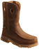 Twisted X Men's CellStretch Western Work Boots - Nano Composte Toe, Brown, hi-res