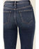 Image #4 - Vervet Women's Dark Wash High Rise Trouser Stretch Denim Jeans, Dark Wash, hi-res